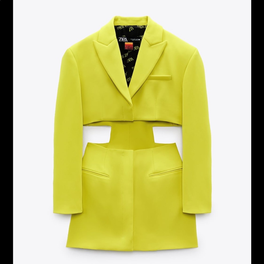 Zara Purple Magazine: Cut Out Blazer